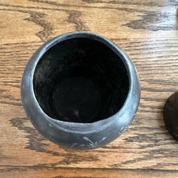 Aurora Quadruple Silver Plated‎ Ginger Jar Floral Etching Antique 1890’s - Picture 10 of 11